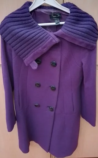 Abrigo paño Mango Talla L