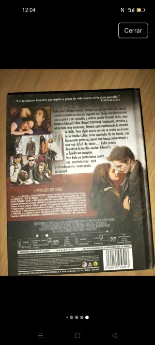 Crepúsculo Edición Especial 2 Discos DVD