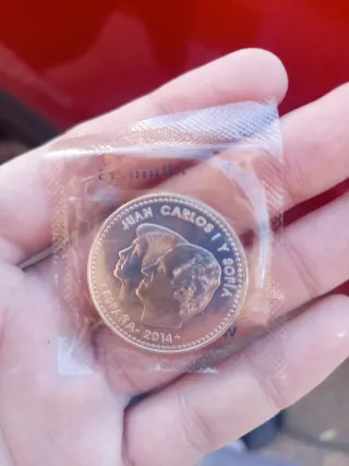 Moneda de plata Juan Carlos I