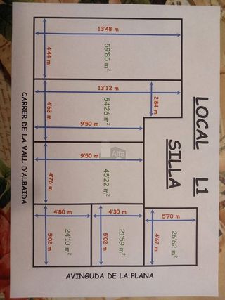 Local comercial en alquiler en Silla