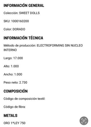 Pulsera oro 18k Tous