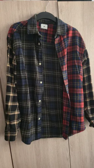 Camisa H&M cuadros escoceses