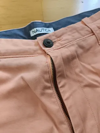 Pantalón corto color salmón