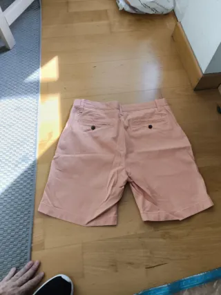 Pantalón corto color salmón