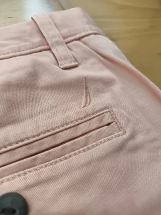 Pantalón corto color salmón