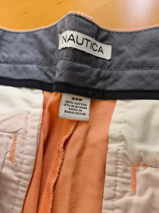 Pantalón corto color salmón