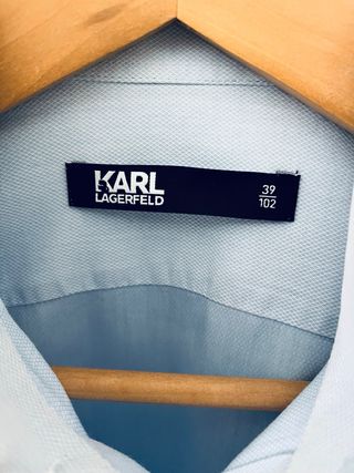 Camicia Karl Lagerfeld azzurra
