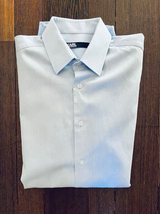 Camicia Karl Lagerfeld azzurra