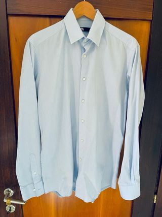 Camicia Karl Lagerfeld azzurra