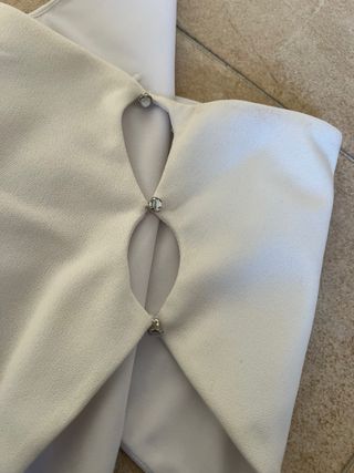 Top Zara Blanco Talla S