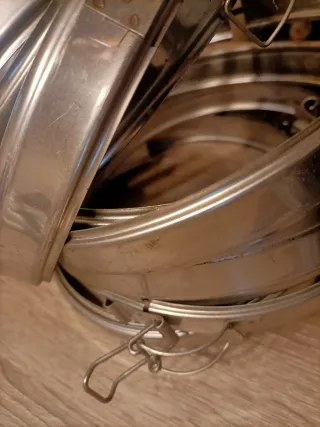 Abrazaderas Unión Tubo Chimenea 185mm