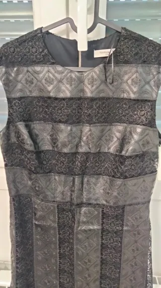 Vestido negro fiesta/boda Talla 42 fórmula joven