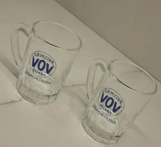 Set 2 Mini Bicchieri VOV G.B. Pezziol Padova