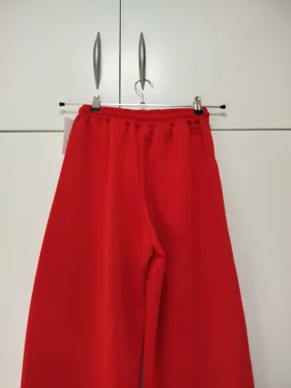 Pantalón globo rojo talla M