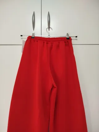 Pantalón globo rojo talla M