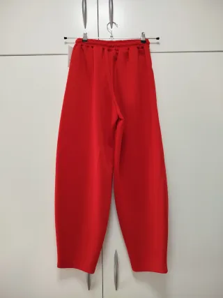 Pantalón globo rojo talla M