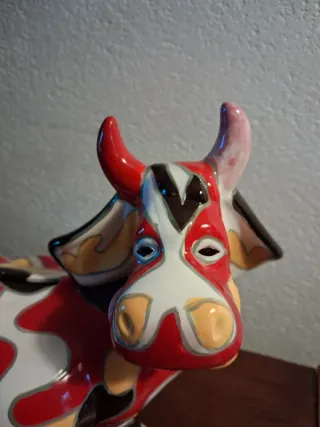 Tirelire Vache Colorée Céramique