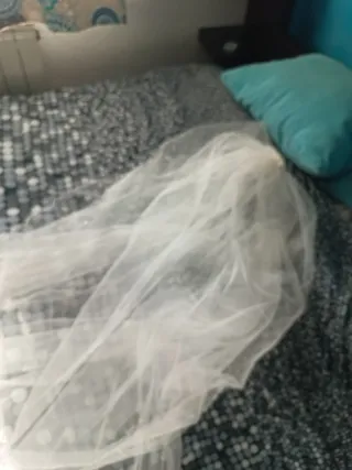 Precioso velo de novia