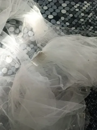 Precioso velo de novia