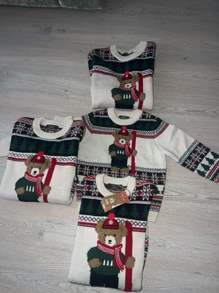 Set di maglie natalizie taglia S, M, L e 8, 9 anni