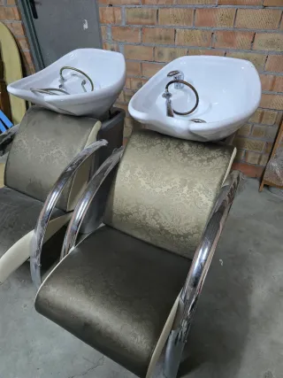 LAVA CABEZAS Y SILLAS DE PELUQUERIA
