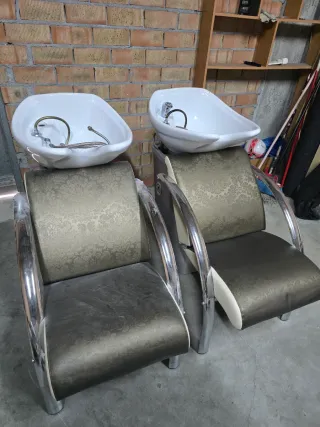 LAVA CABEZAS Y SILLAS DE PELUQUERIA