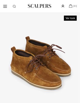 Botas Scalpers ante marrón talla 40