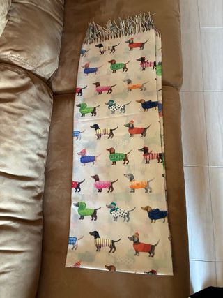 Pasmina con perros salchicha