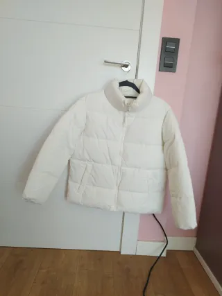 Anorak Mango Teen Talla S Blanco