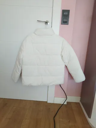 Anorak Mango Teen Talla S Blanco