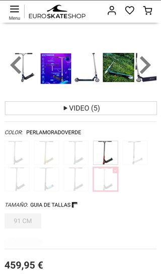 Patinete NKD profesional trucos scooter freestyle