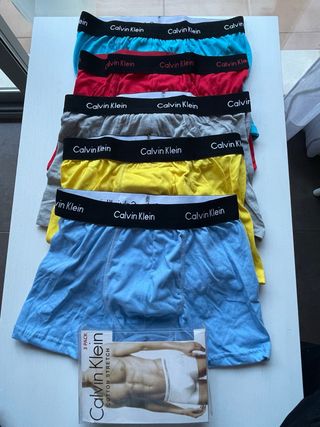 Pack 5 Calzoncillos Calvin Klein Talla L