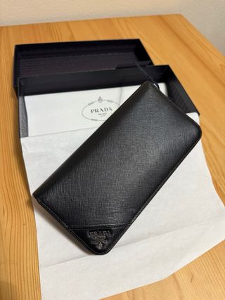 Portafoglio Prada Pelle Nero