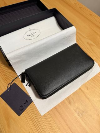 Portafoglio Prada Pelle Nero