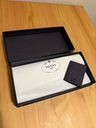Portafoglio Prada Pelle Nero