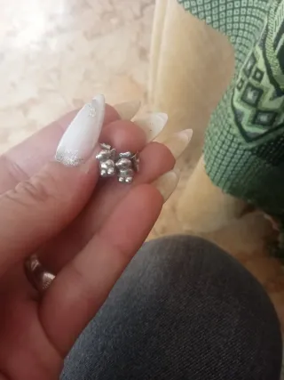 Pendientes Tous Oso Plata