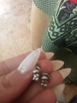 Pendientes Tous Oso Plata