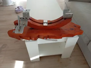 Jamonero madera maciza regulable