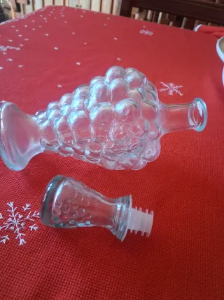 Bottiglia in vetro anni '70