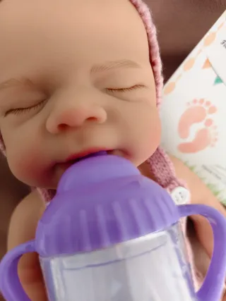 Muñeca bebé reborn vinilo silicona