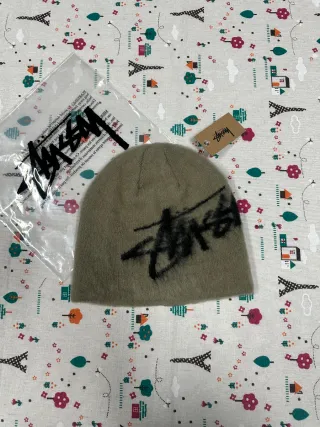 Gorro Stüssy punto verde oliva