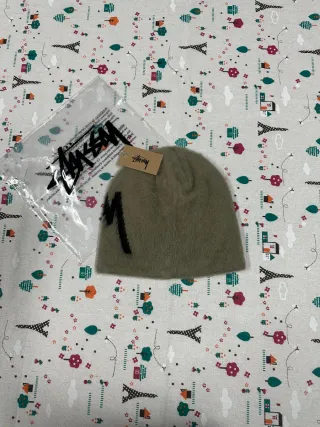Gorro Stüssy punto verde oliva