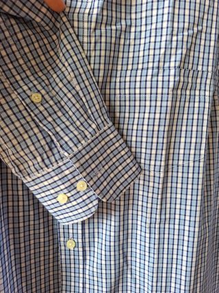 Camisa de cuadros TEX manga larga S