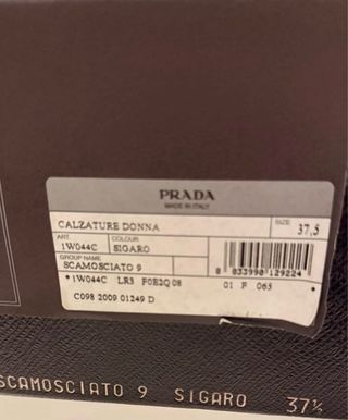 Botas altas Prada marrones