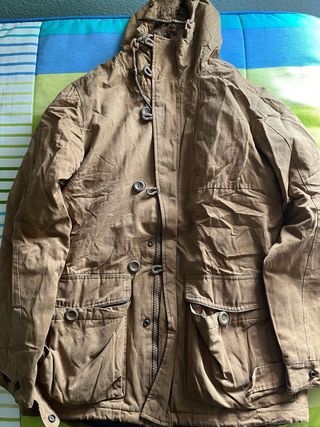 Abrigo Pull and Bear Marrón Talla M