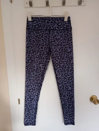 Leggings con estampado de leopardo