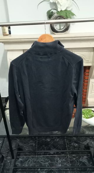 Camisola EssentialsMO Azul com fecho