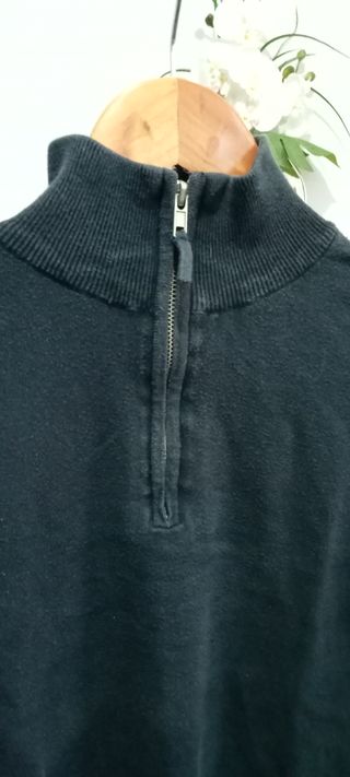 Camisola EssentialsMO Azul com fecho