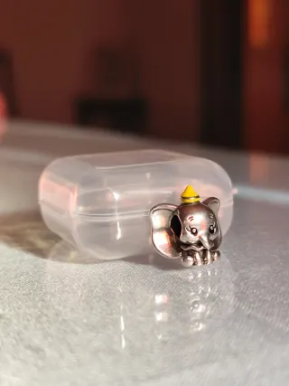 Charm Dumbo de Plata Ley para Pandora