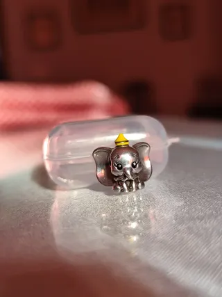 Charm Dumbo de Plata Ley para Pandora